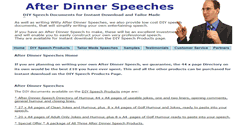 Desktop Screenshot of after-dinner-speeches.co.uk